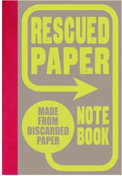 Coperta cărții Rescued Paper Notebook, Hardcover (Eco-Friendly Recycled Paper Notebooks, Environmentally Friendly Journal)