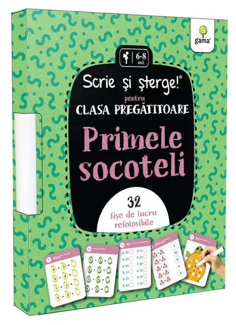 Coperta cărții Primele socoteli/Scrie si sterge!