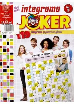Coperta cărții Integrama Joker Nr.3 din 2025