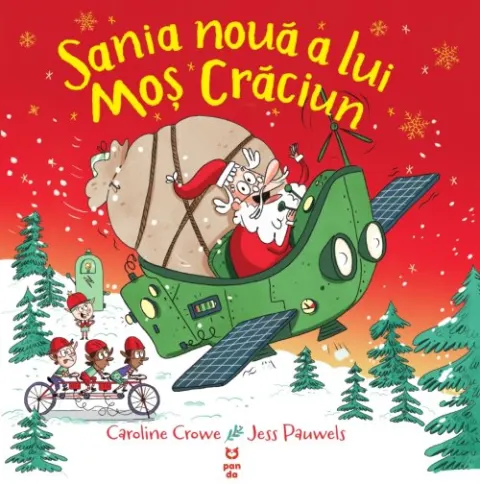 Coperta cărții Sania nouă a lui Moș Crăciun