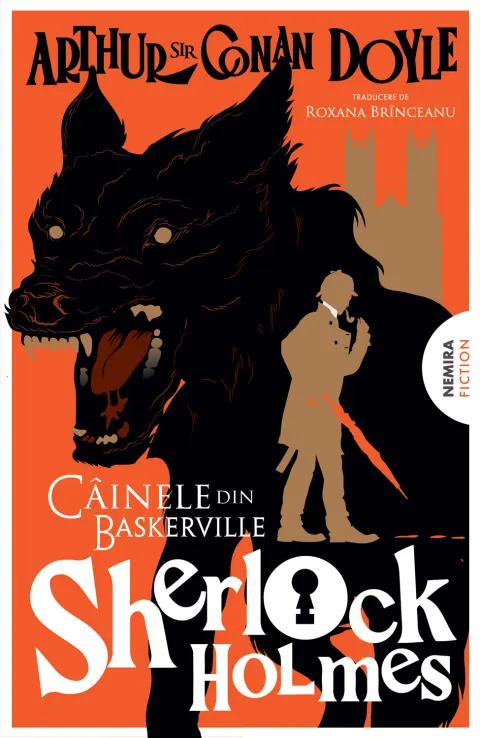 Coperta cărții Cainele din Baskerville. Seria Sherlock Holmes - Sir Arthur Conan Doyle