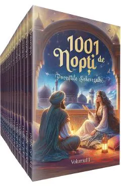 Coperta cărții Pachet 14 volume: 1001 de nopti. Povestile Seherezadei