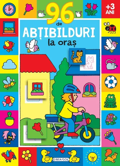 Coperta cărții 96 de abțibilduri la oraș