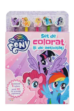 Coperta cărții My Little Pony. Set de colorat si de activitati (contine 5 creioane si 5 radiere)