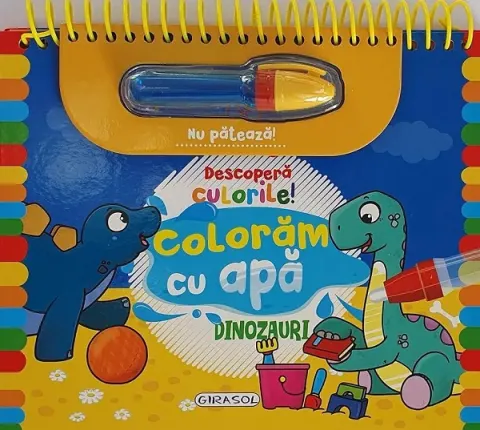 Coperta cărții Descoperă culorile! Dinozauri
