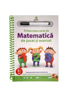 Coperta cărții Prima mea carte de matematica de jucat si exersat.Editia a II-a