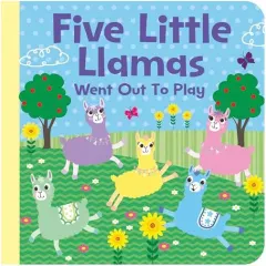 Coperta cărții Five Little Llamas