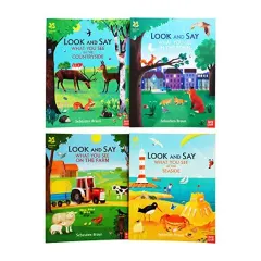Coperta cărții National Trust Look and Say 4 Books Collection Set