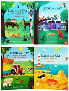 Coperta cărții National Trust Look and Say 4 Books Collection Set