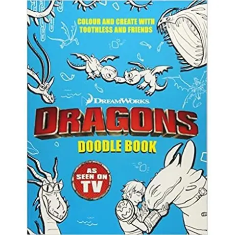 Coperta cărții Dragons: Doodle Book