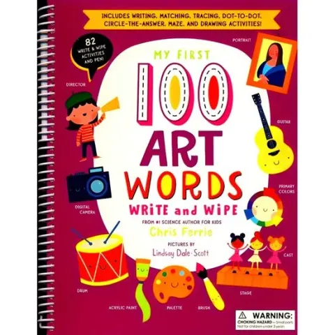 Coperta cărții My First 100 Art Words Write And Wipe