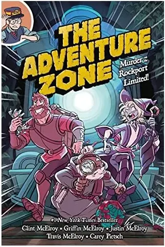 Coperta cărții The Adventure Zone: Murder on the Rockport Limited!