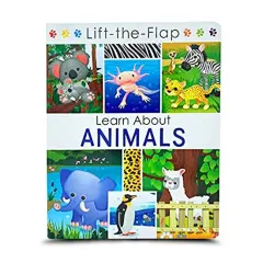 Coperta cărții Lift-The-Flap Learn about Animals, Page Publications