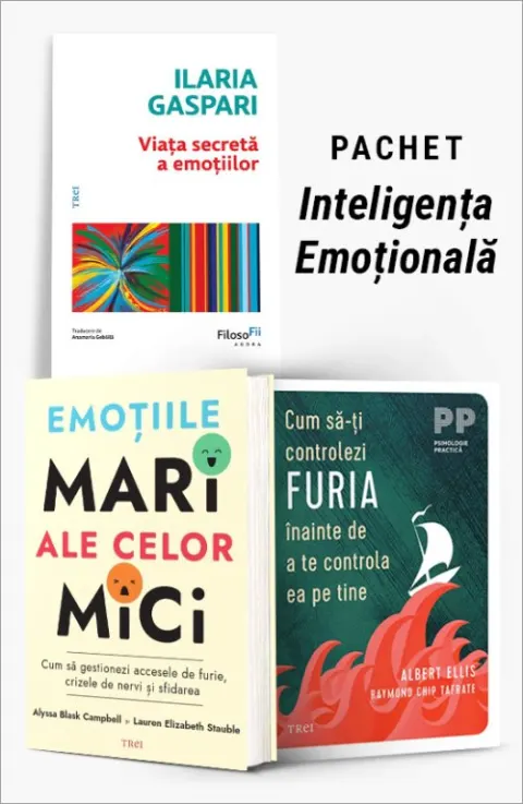 Coperta cărții Pachet Inteligența Emoțională. Viața secretă a emoțiilor/Emoțiile mari ale celor mici/Cum să-ți controlezi furia înainte de a te controla ea pe tine