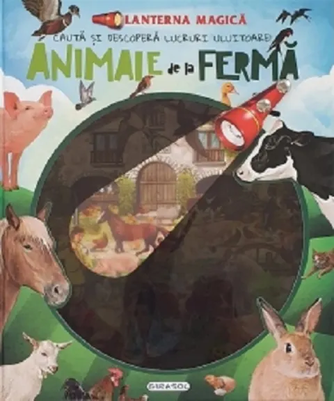 Coperta cărții Lanterna magica. Animale de la ferma