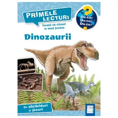 Coperta cărții Primele lecturi. Dinozaurii