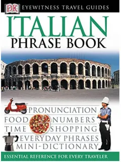 Coperta cărții Italian phrase book