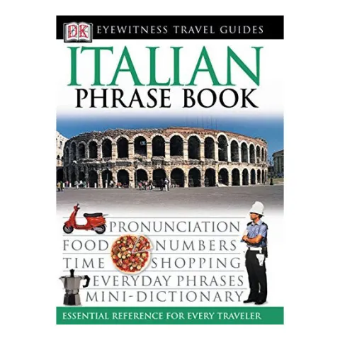 Coperta cărții Italian phrase book