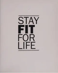 Coperta cărții Stay fit for life