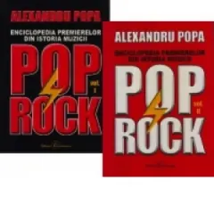 Coperta cărții Enciclopedia premierelor din istoria muzicii Pop/Rock (vol. I si vol. II)