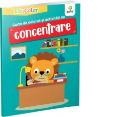 Coperta cărții Carte de colorat si activitati de concentrare