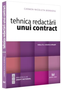 Coperta cărții Tehnica redactarii unui contract Ed.2