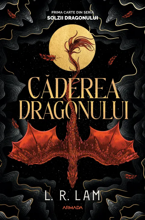 Coperta cărții Caderea dragonului. Seria Solzii dragonului Vol.1 - L. R. Lam