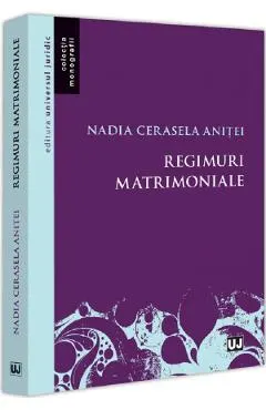Coperta cărții Regimuri matrimoniale - Nadia Cerasela Anitei