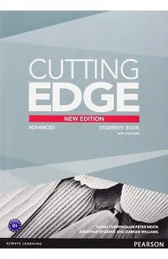 Coperta cărții Cutting Edge New Edition Advanced Students Book With DVD-ROM - Sarah Cunningham, Peter Moor, Jonathan Bygrave, Damian Williams