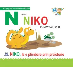 Coperta cărții N de la Niko, dinozaurul