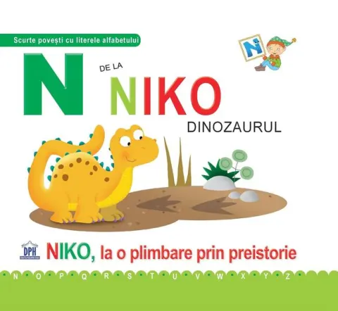 Coperta cărții N de la Niko, dinozaurul