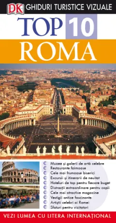 Coperta cărții Top 10. Roma. Ghiduri turistice vizuale