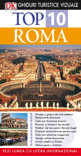 Coperta cărții Top 10. Roma. Ghiduri turistice vizuale