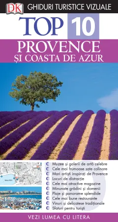 Coperta cărții Top 10. Provence și Coasta de Azur. Ghiduri turistice vizuale