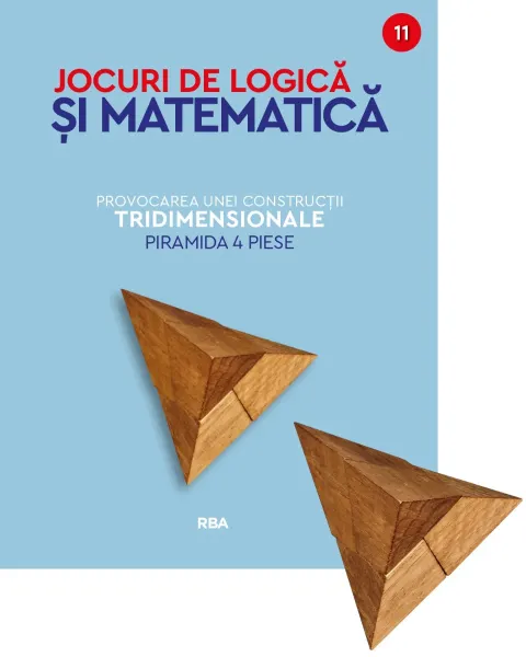 Coperta cărții Provocarea unei constructii tridimensionale. Piramida 4 piese. Numarul 11