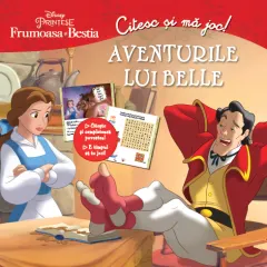 Coperta cărții Frumoasa și Bestia. Aventurile lui Belle. Citesc și mă joc