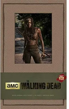 Coperta cărții The Walking Dead Hardcover Ruled Journal - Michonne (Insights Journals) AMC