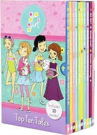 Coperta cărții Go Girl Top Ten Tales 10 Books Box