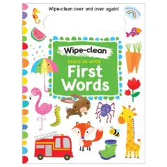 Coperta cărții Wipe-Clean: Learn to Write First Words