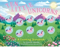 Coperta cărții Ten Little Unicorns