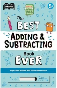 Coperta cărții Help With Homework: Best Adding & Subtracting Book Ever Wipe Clean (IncPen)