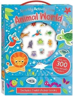 Coperta cărții Animal World Sparkly Activity Case For Children