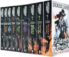 Coperta cărții Skulduggery Pleasant Series 1 To 3 Collection By Derek Landy 9 Books Set