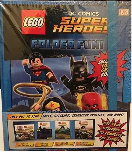 Coperta cărții LEGO - DC Comics - Super Heroes Folder Fun