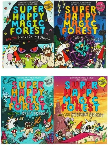 Coperta cărții Super Happy Magic Forest: 4 Books Collection