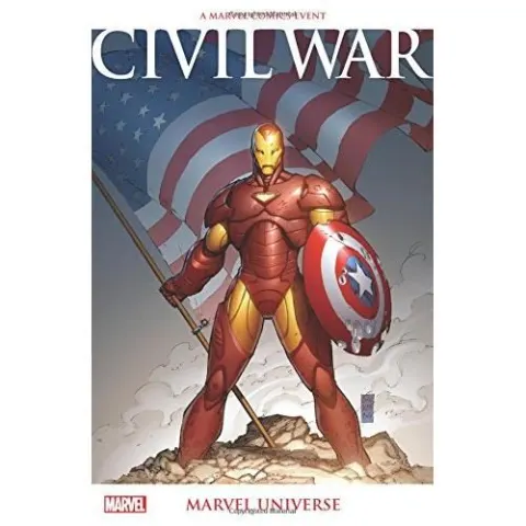 Coperta cărții Civil war: marvel universe
