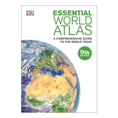 Coperta cărții Essential World Atlas, DK Publishing