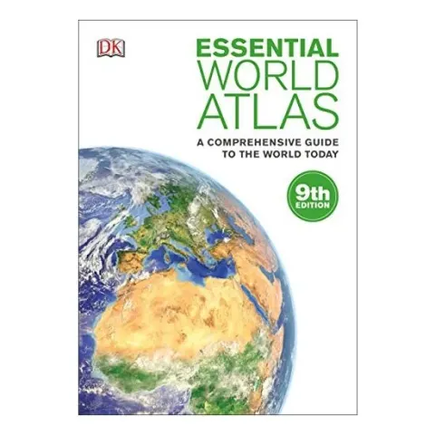 Coperta cărții Essential World Atlas, DK Publishing