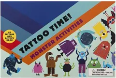 Coperta cărții Tattoo Time! Monster Activities, Rob Hodgson