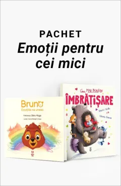 Coperta cărții Pachet Emoții pentru cei mici. Bruno. Emoțiile ne unesc/Cea mai bună îmbrățișare - Andreea Chiru-Maga